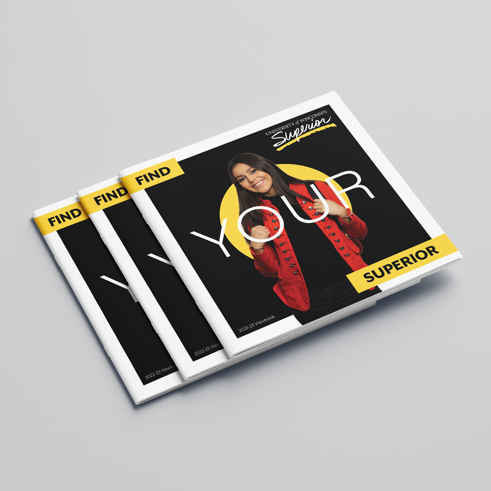 Viewbook cover design